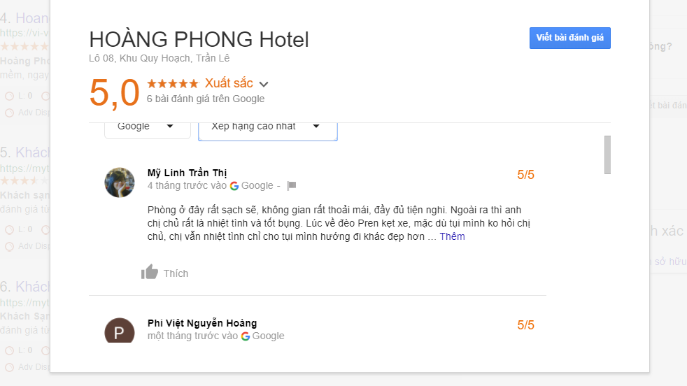 Đánh giá khách sạn Hoàng Phong Đà Lạt
