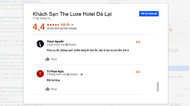 Review khách sạn The Luxe Đà Lạt