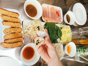 Bánh ướt chồng tại Đà Lạt