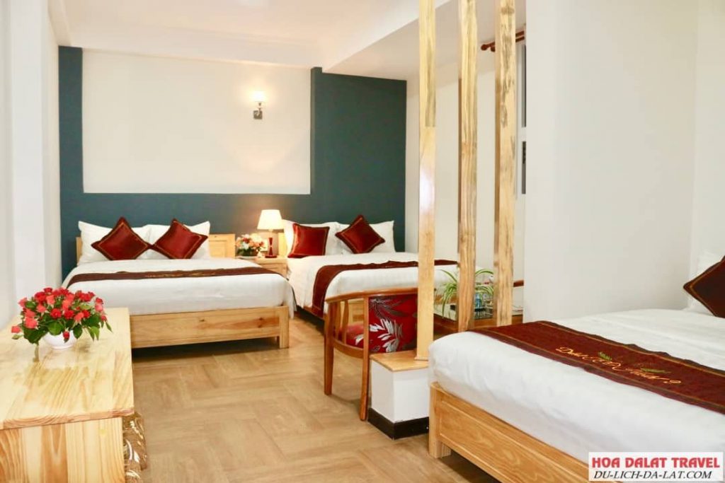 Dalat Eco Hotel - phòng ngủ