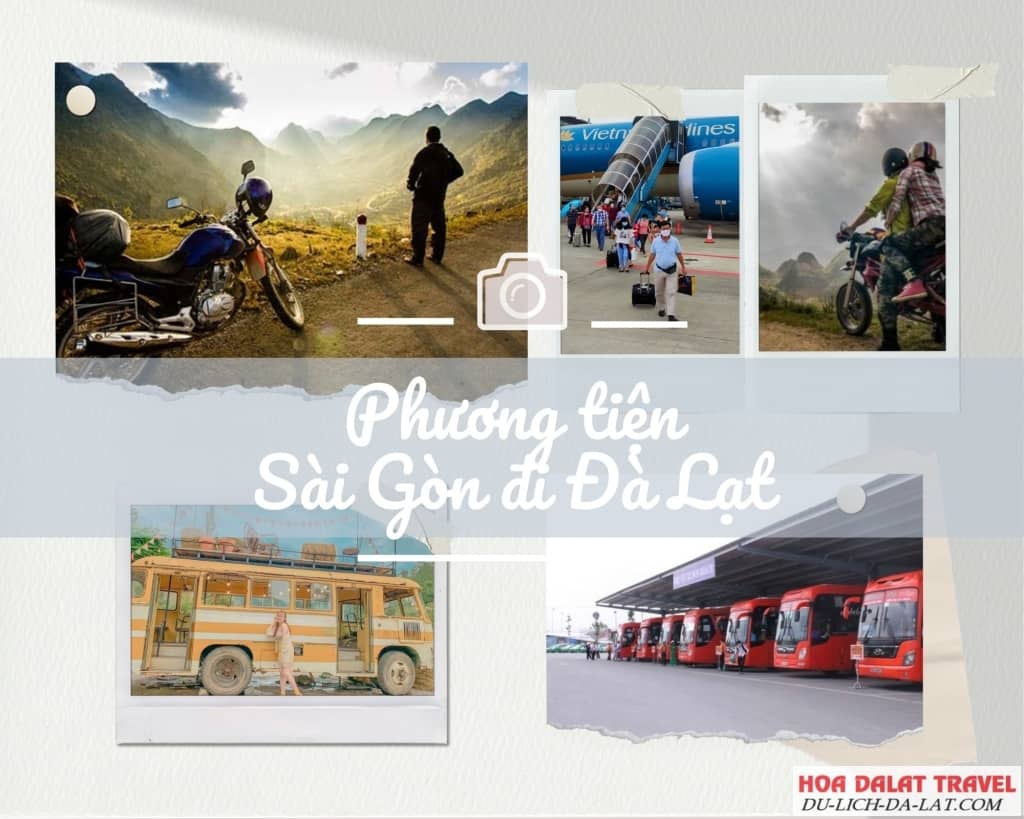Đi từ Sài Gòn đến Đà Lạt - phương tiện