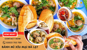 Bánh mì xíu mại Đà Lạt