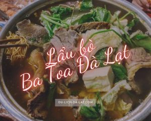 Lẩu bò Ba Toa Đà Lạt