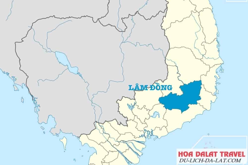 Vị trí Lâm Đồng