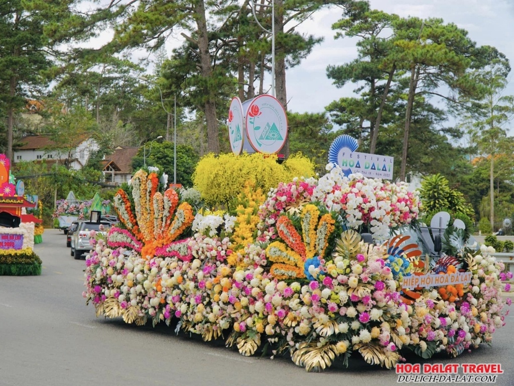 Hoạt động đường phố trong Festival Hoa Đà Lạt