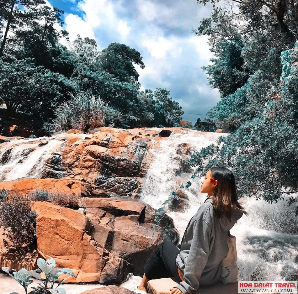 Khung cảnh tuyệt đẹp ở thác Cam Ly