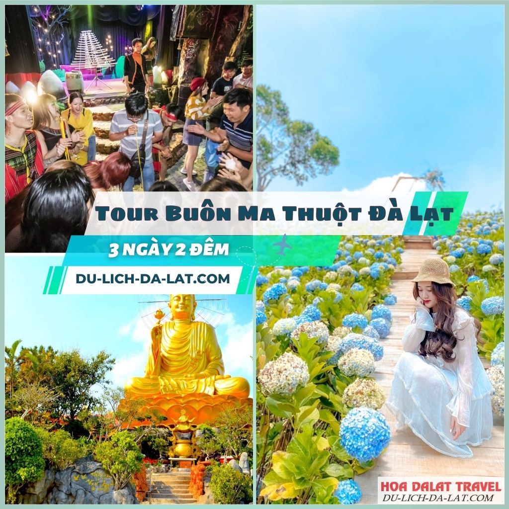 Tour Buôn Ma Thuột - Đà Lạt 3N2Đ giá rẻ