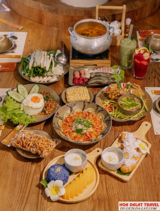 The Thai Cuisine Đà Lạt với hơn 100 món ăn đặc trưng