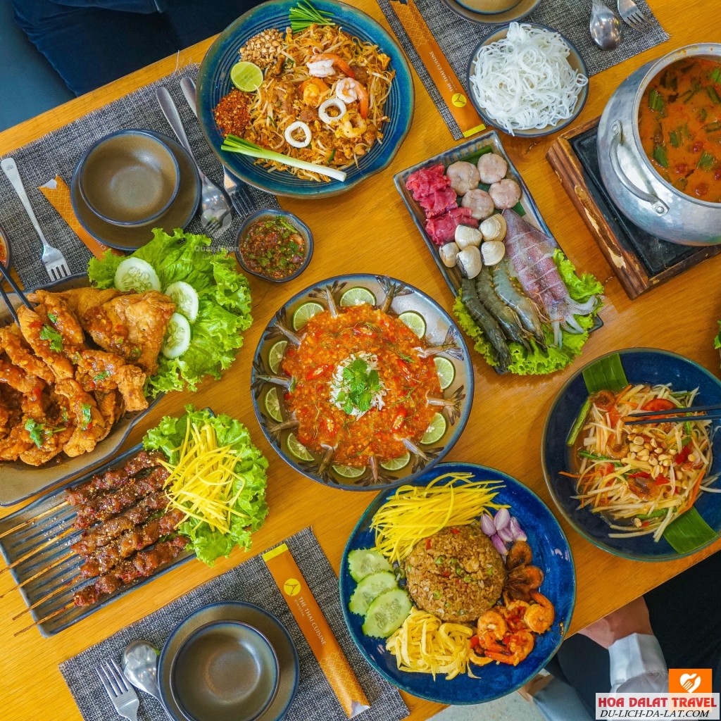 Thực đơn The Thai Cuisine Đà Lạt 