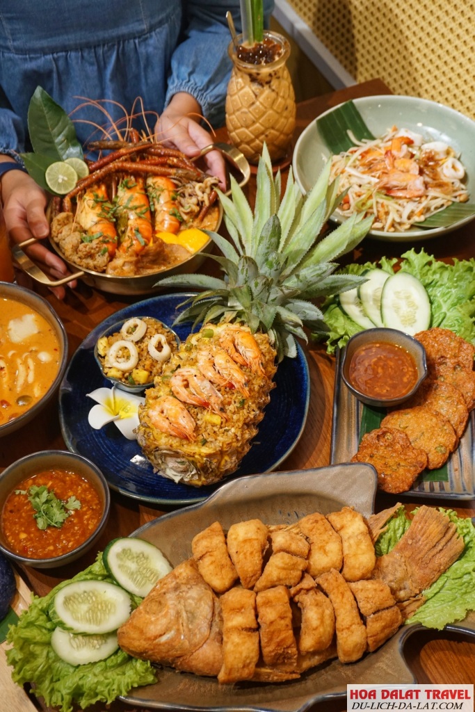 Menu món ngon ở The Thai Cuisine
