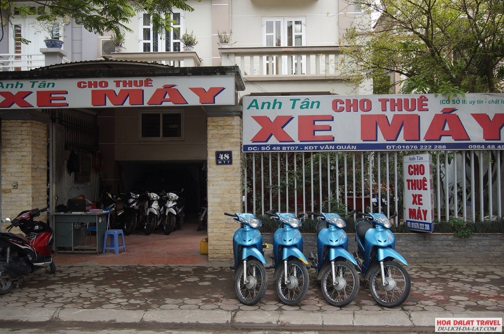 Cho thuê xe máy Anh Tân Đà Lạt