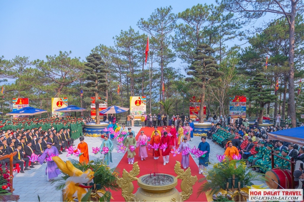 Giỗ Tổ Hùng Vương được tổ chức tại đền Hùng Đà Lạt
