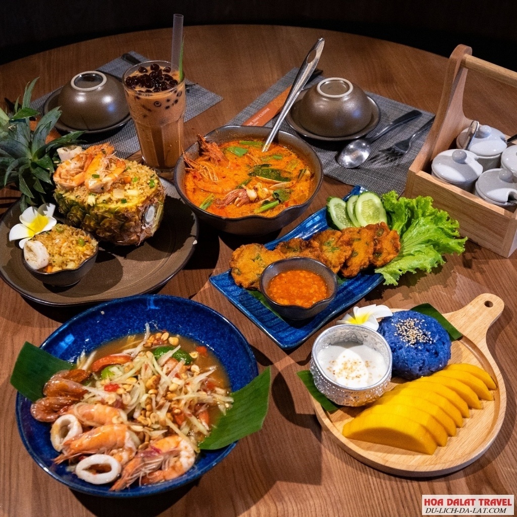 The Thai Cuisine Đà Lạt có hơn 200 món ăn Thái thuộc nhiều phong cách khác nhau