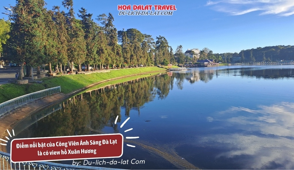 Điểm nổi bật của Công Viên Ánh Sáng có view tuyệt đẹp của Hồ Xuân Hương