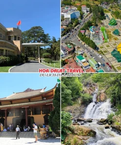 Tham quan Dinh III Bảo Đại, Quảng Trường Lâm Viên, Thiền Viện Trúc Lâm, thác Datanla trong chương trình tour city Đà Lạt