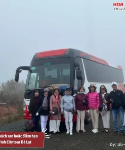 Đón du khách tại khách sạn hoặc điểm hẹn bắt đầu hành trình City Tour Đà Lạt