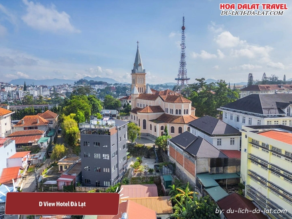 D View Hotel là khách sạn 2 sao Đà Lạt nằm ngay trung tâm thành phố