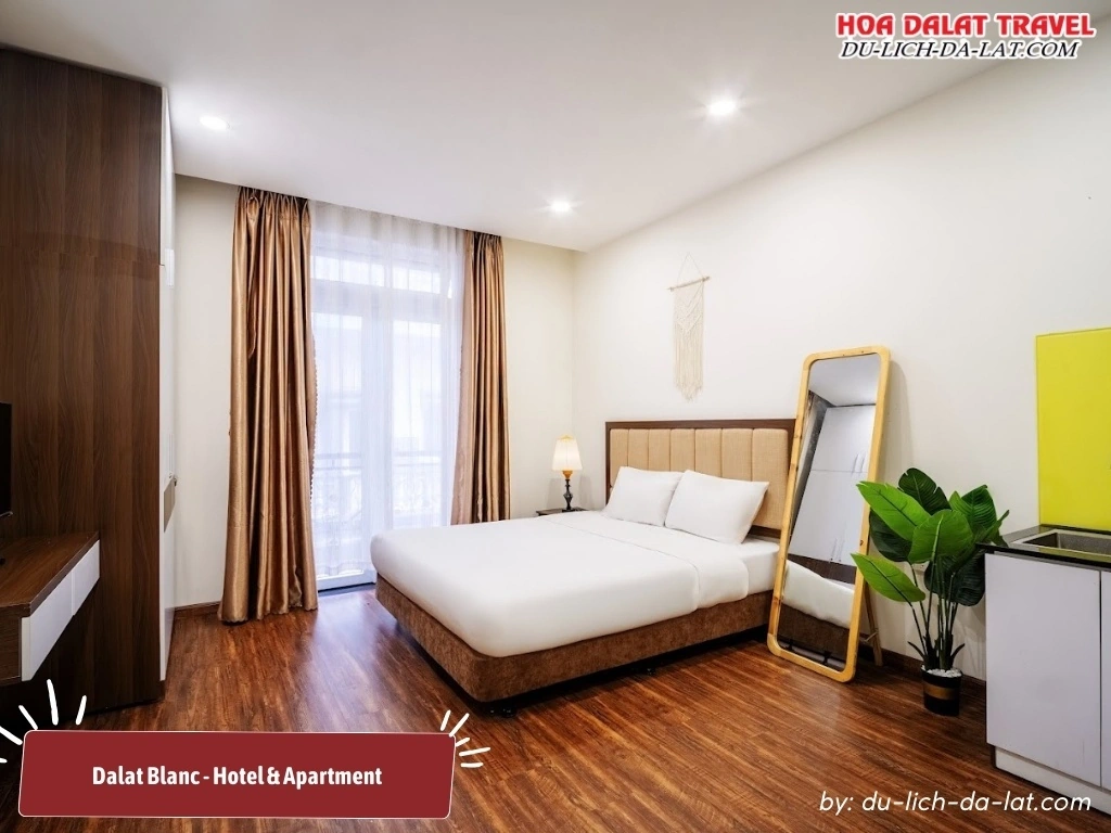 Phòng ở Dalat Blanc - Hotel & Apartment sạch sẽ, tiện nghi 