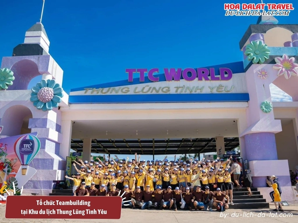 Tổ chức teambuilding tại khu du lịch Thung Lũng Tình Yêu