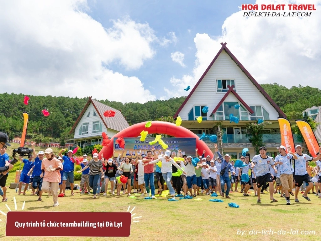 Quy trình tổ chức Teambuilding tại Đà Lạt