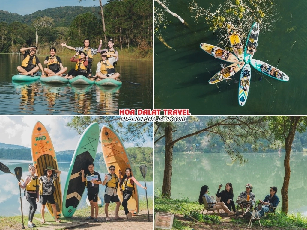 Tour chèo SUP hồ Tuyền Lâm