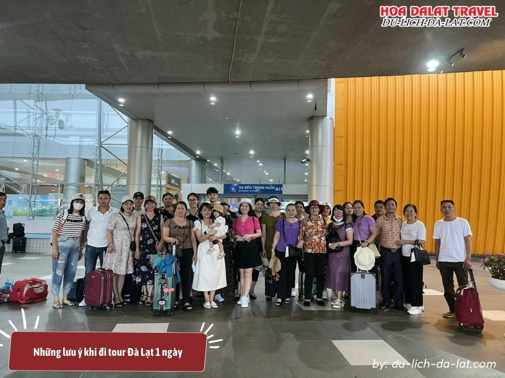 Lưu ý khi đi tour Đà Lạt 1 ngày