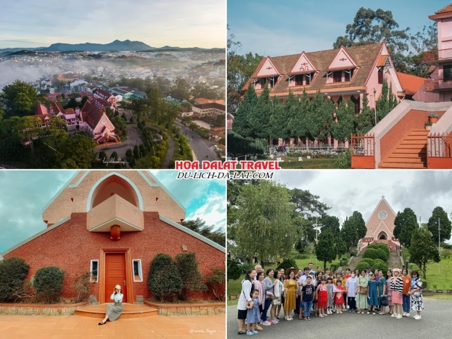 Tham quan nhà thờ Domaine de Marie trong chương trình tour Nha Trang Đà Lạt 1 ngày