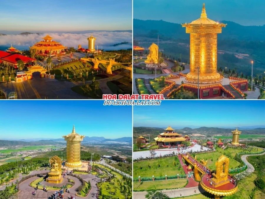 Khám phá Samten Hills Dalat với Đại Bảo Tháp Kinh Luân lớn nhất thế giới trong Tour Samten Hills Đà Lạt 1 ngày