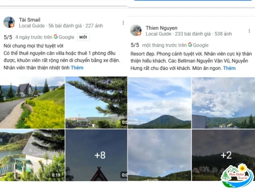 Đánh giá của khách hàng về Dalat Wonder Resort dựa trên Google Maps