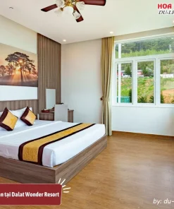 Giá phòng khu vực khách sạn Dalat Wonder Resort từ 1,500,000 VNĐ đến 3,500,000 VNĐ một đêm