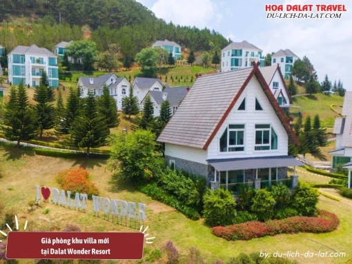 Giá khu villa mới tại Wonder Resort từ 8,200,000 VNĐ đến 16,700,000 VNĐ một đêm