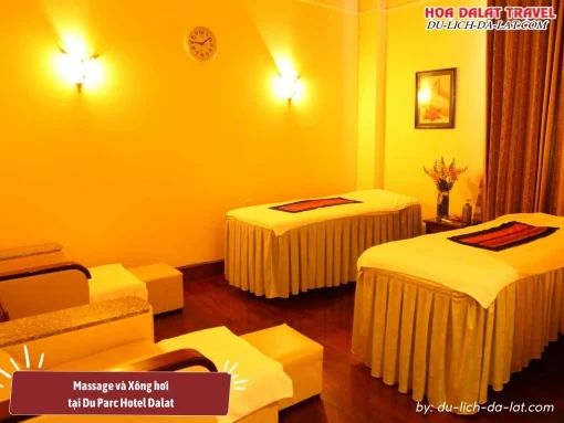 Phòng massage và xông hơi tại Du Parc Hotel Dalat