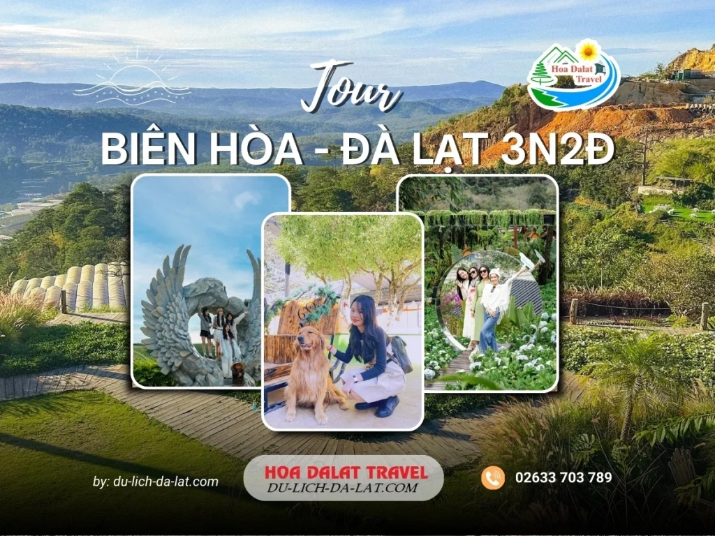 Tour Biên Hòa Đà Lạt 3 ngày 2 đêm