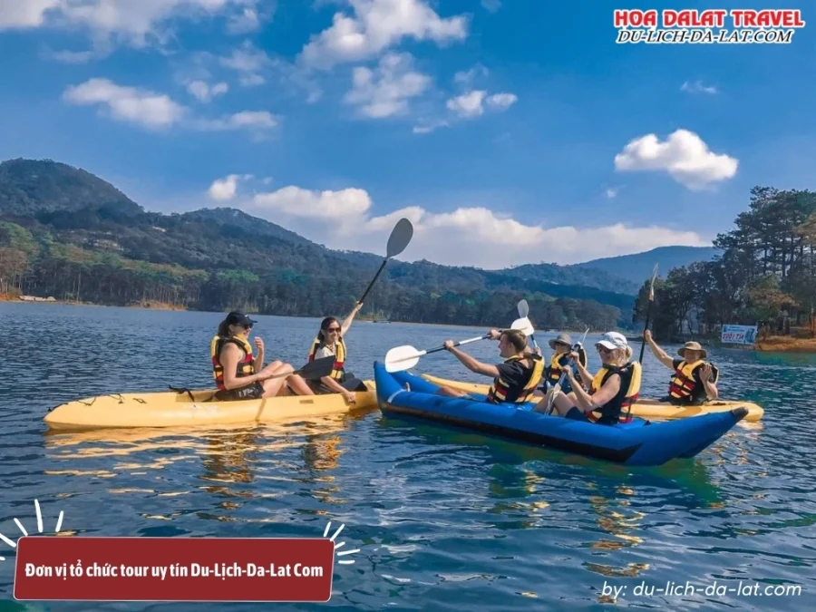 Du-Lịch-Da-Lat Com là đơn vị tổ chức tour chèo SUP uy tín