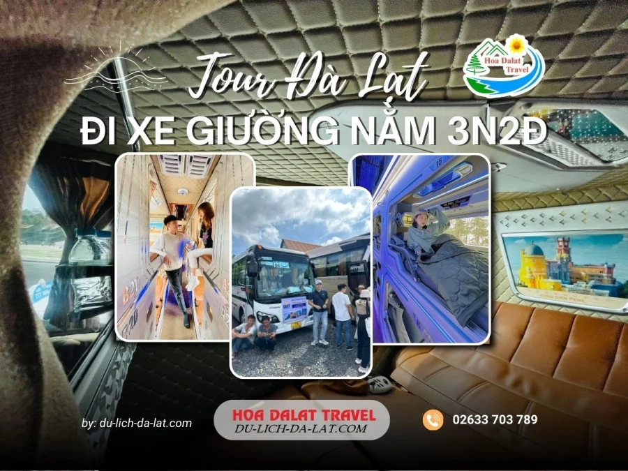 Tour Đà Lạt đi xe giường nằm 3 ngày 2 đêm