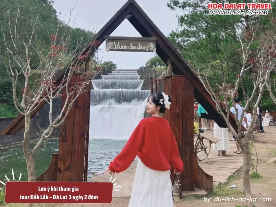 Lưu ý khi tham gia tour Đà Lạt 3 ngày 2 đêm đi từ Dak Lak