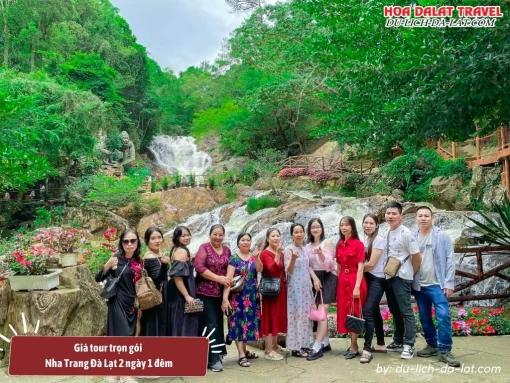 Giá tour trọn gói Nha Trang Đà Lạt 2 ngày 1 đêm là 1.800.000 đồng một người