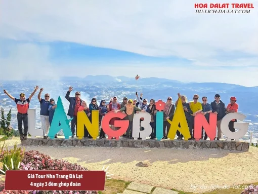 Giá tour Nha Trang Đà Lạt 4n3đ ghép đoàn là 2.400.000 đồng đến 3.900.000 đồng một khách