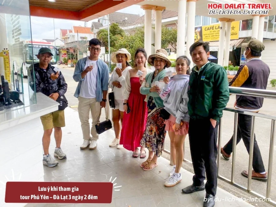 Lưu ý khi tham gia tour Đà Lạt 3 ngày 2 đêm từ Phú Yên