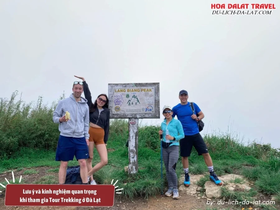 lưu ý và kinh nghiệm quan trọng khi tham gia Tour Trekking ở Đà Lạt