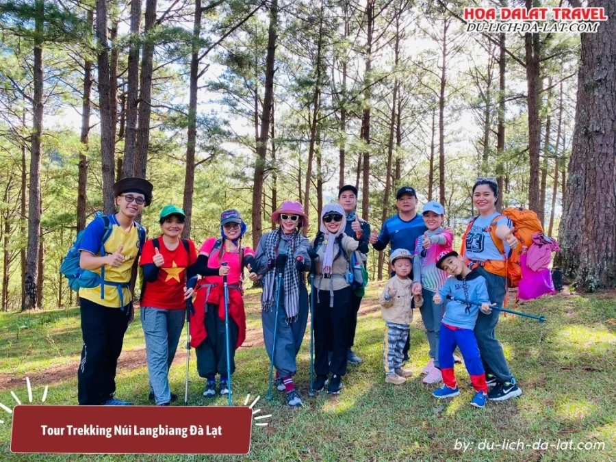 Tour trekking núi Langbiang Đà Lạt