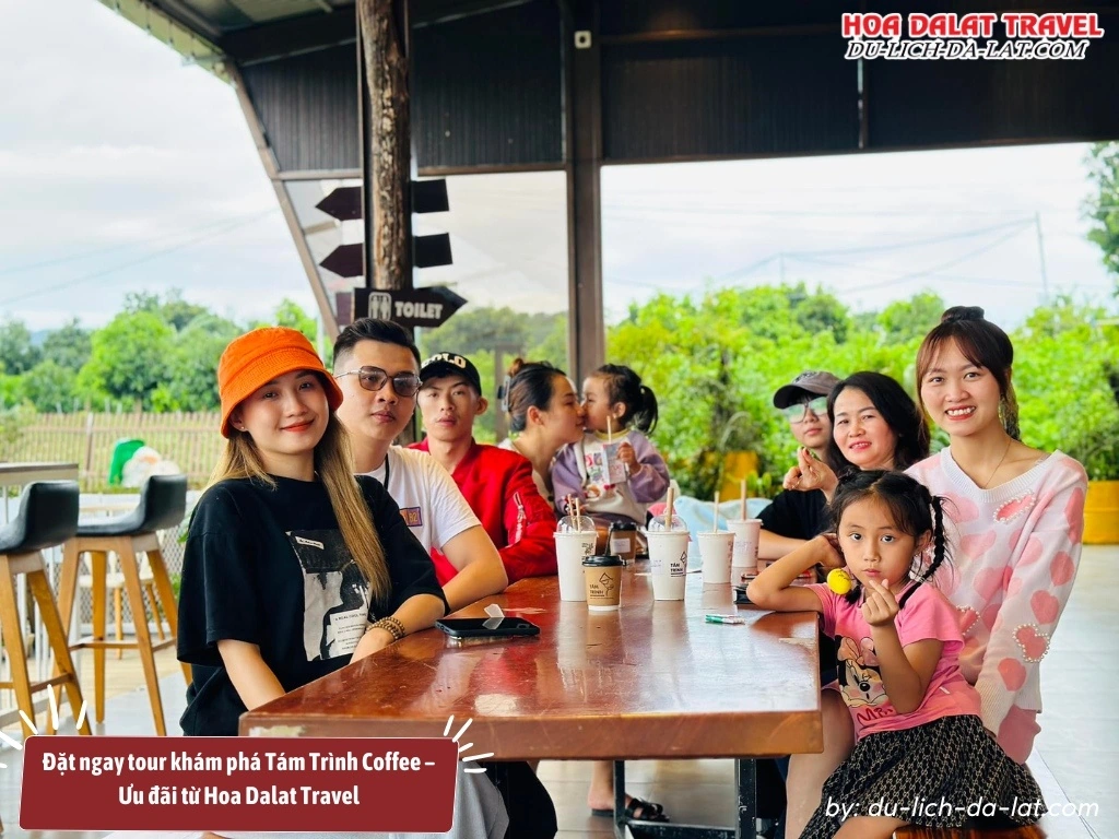 Đặt tour khám phá Tám Trình Coffee ưu đãi từ Hoa Dalat Travel