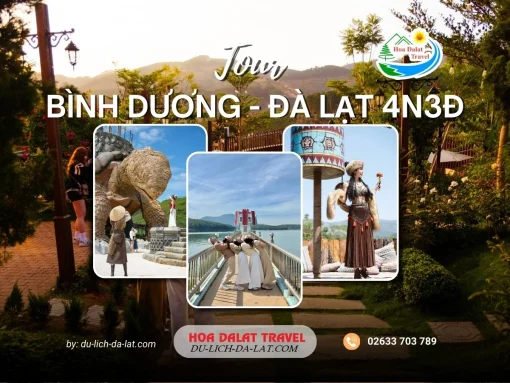 Tour Bình Dương Đà Lạt 4 ngày 3 đêm