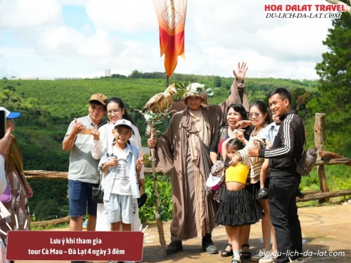 Lưu ý khi tham gia tour Cà Mau Đà Lạt 4N3Đ