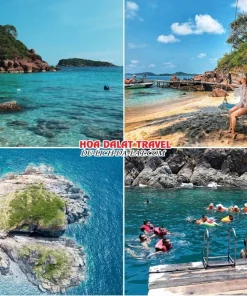 Lịch trình sáng ngày 4 tour Cần Thơ Nha Trang Đà Lạt ghép đoàn 5 ngày 4 đêm khám phá Hòn Mun, Hòn Một Nha Trang