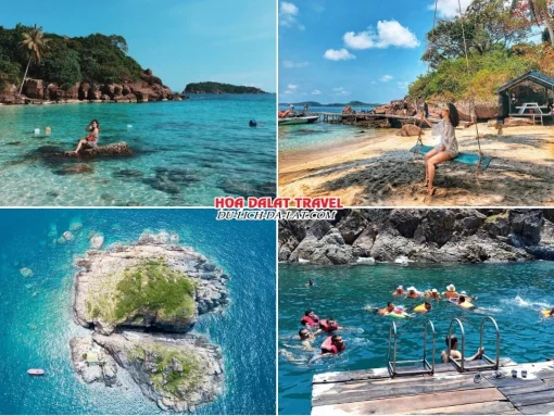 Lịch trình sáng ngày 4 tour Cần Thơ Nha Trang Đà Lạt ghép đoàn 5 ngày 4 đêm khám phá Hòn Mun, Hòn Một Nha Trang