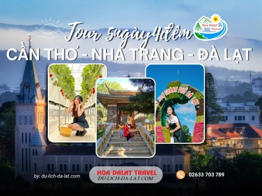 Tour Cần Thơ Nha Trang Đà Lạt 5 ngày 4 đêm