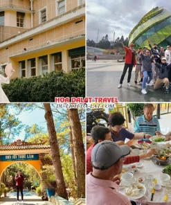 Lịch trình sáng ngày 2 tour Đà Lạt hè 3 ngày 2 đêm ghép đoàn khám phá Dinh 3 Bảo Đại, Quảng trường Lâm Viên, Thiền viện Trúc Lâm, thưởng thức bữa trưa