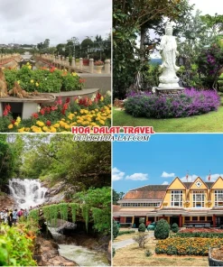 Những điểm đến hấp dẫn trong tour Đà Lạt hè 4 ngày 3 đêm như vườn hoa thành phố, thiền viện Trúc Lâm, thác Datanla, nhà ga Đà Lạt