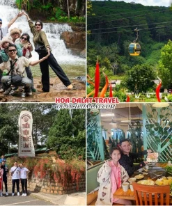 Lịch trình sáng ngày 3 tour Đà Lạt Lễ 2 tháng 9 trọn gói 4 ngày 3 đêm tham quan Khu du lịch Thác Datanla, Đồi Robin, Thiền viện Trúc Lâm, thưởng thức Buffet lẩu rau tại nhà hàng Leguda